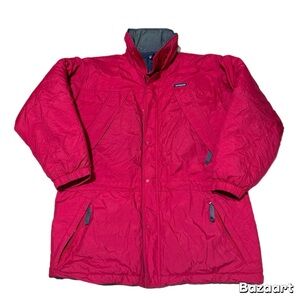 RARE 1997 Vintage Patagonia Down Insulated DAS Puffer Jacket Parka Red Mens M